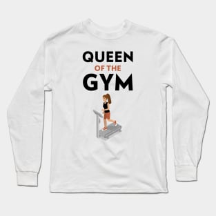 Queen In The Gym Long Sleeve T-Shirt